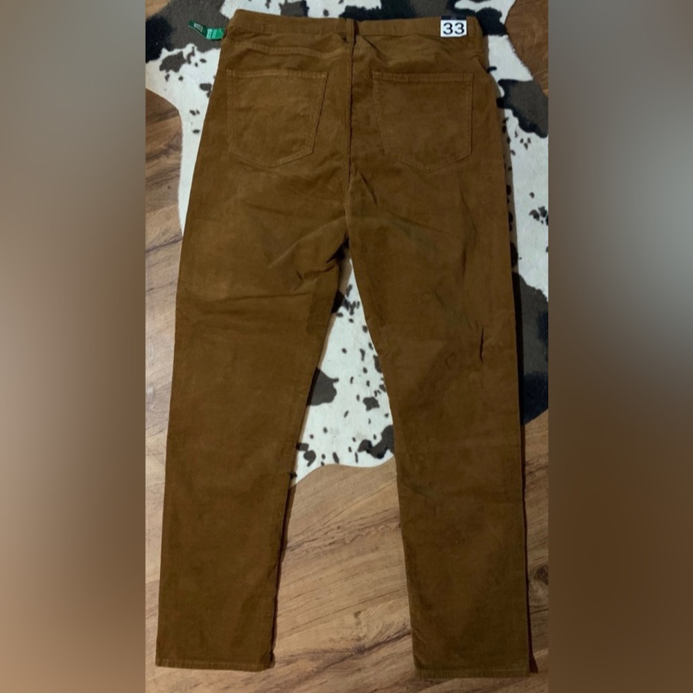Gap Vintage Slim High Rise Brown corduroy pants, 16T, 33